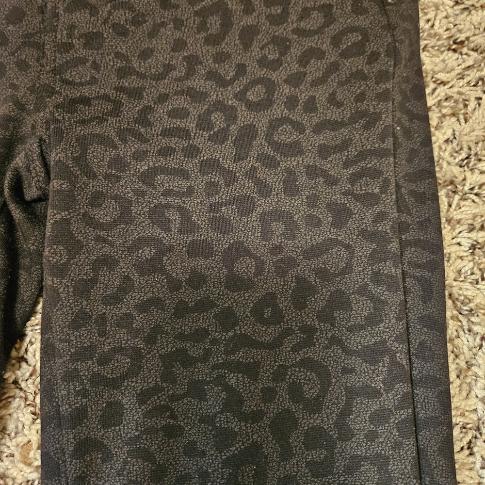 Liverpool Black Leopard Skinny Jeggings - Picture 3 of 12
